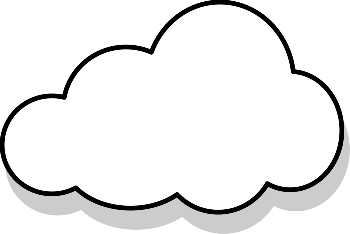 Clipart - Nuage / cloud