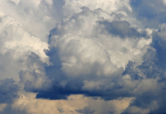 Billowing Cloud With Deep Shadows Free Stock Photo - Public Domain Pictures